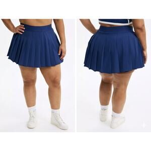 PINK Victoria’s Secret Navy Blue Pleated Tennis Skort Plus Size XXL Athleisure